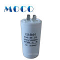 Grande venda capacitor cbb60 branco 250vac 50/60 Hz 25/70/21